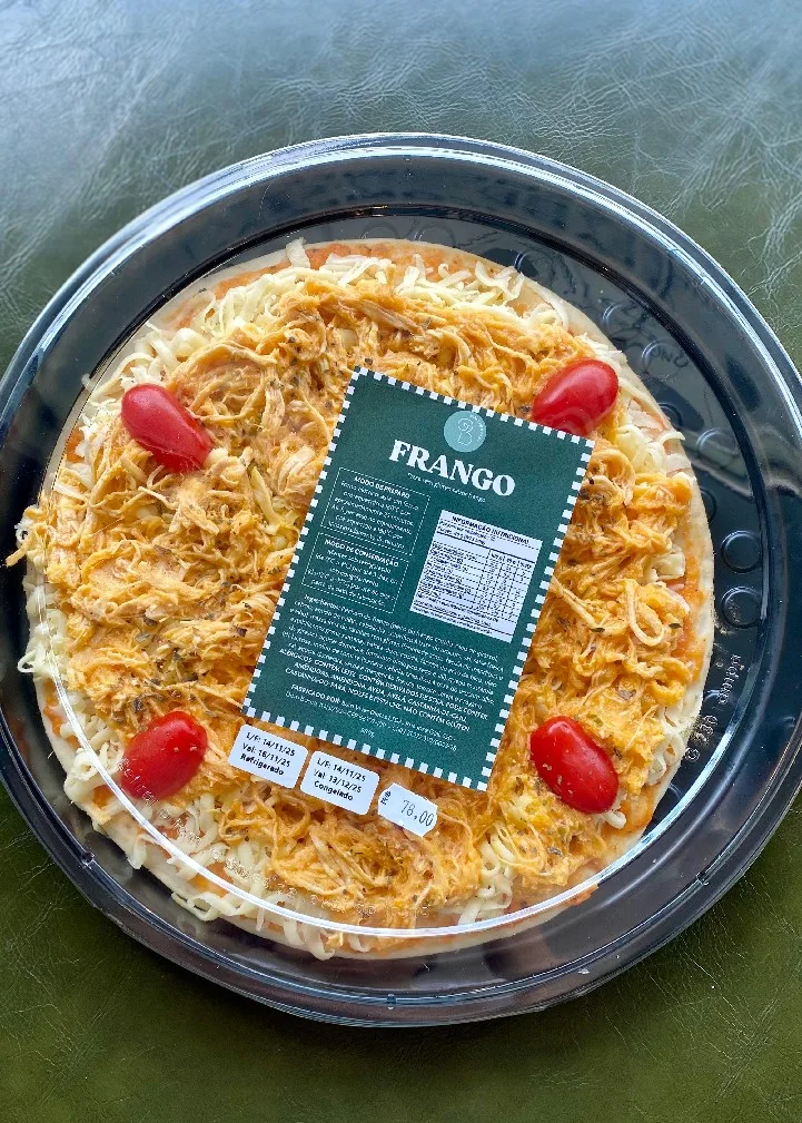 Pizza grande, fotografia oficial da central de encomendas Bem Viver