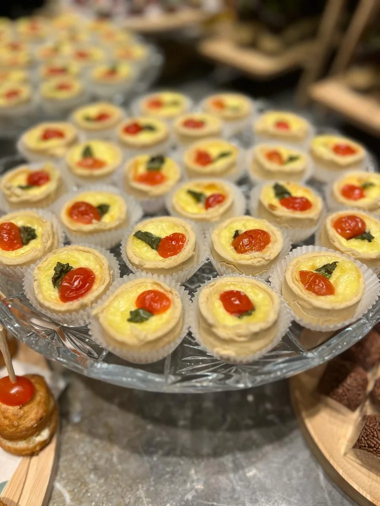 Quiche baby, fotografia oficial da central de encomendas Bem Viver