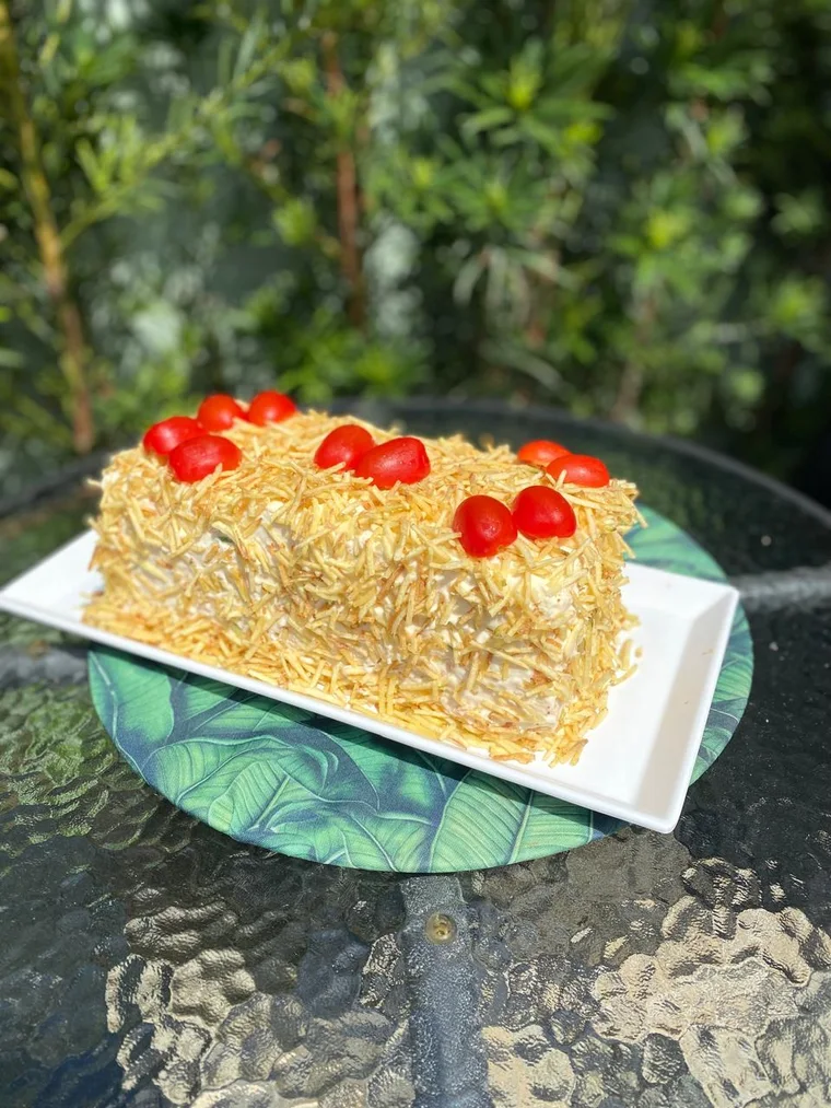 Torta fria, fotografia oficial da central de encomendas Bem Viver